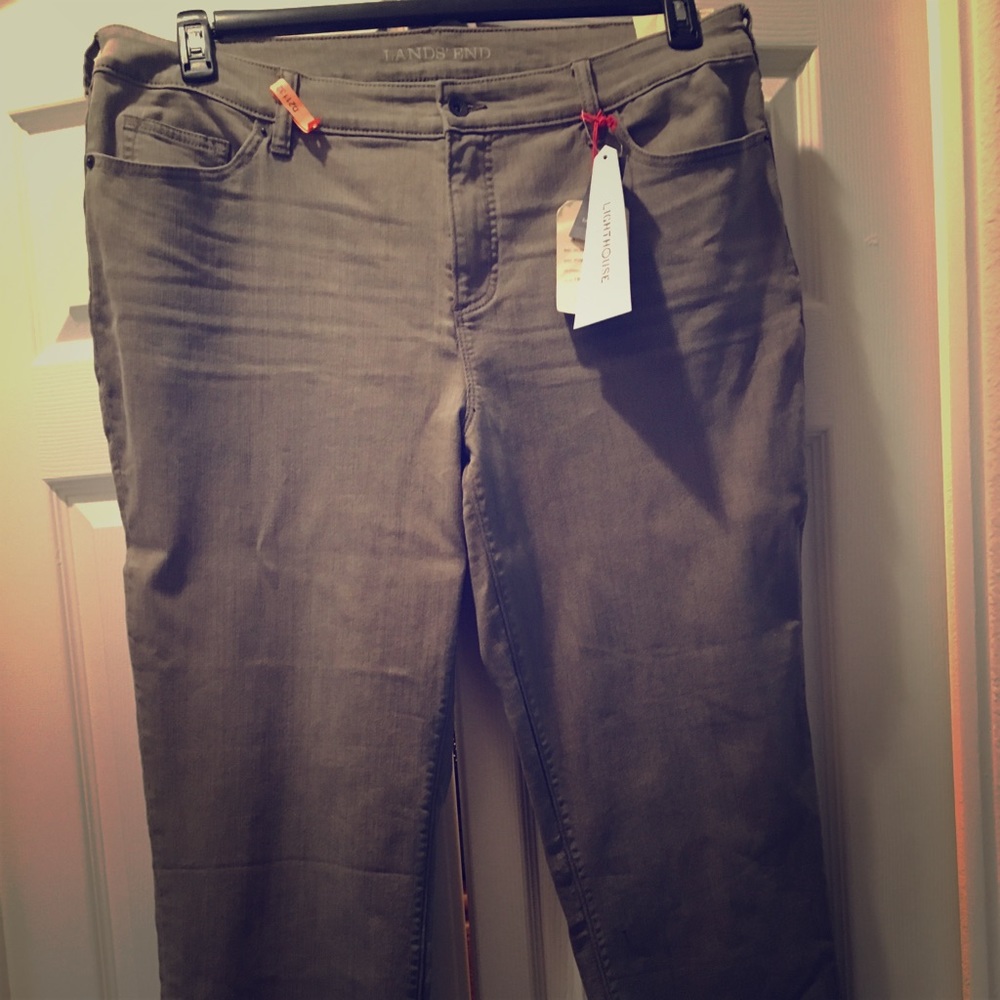 Jeans, grey stretch jeans